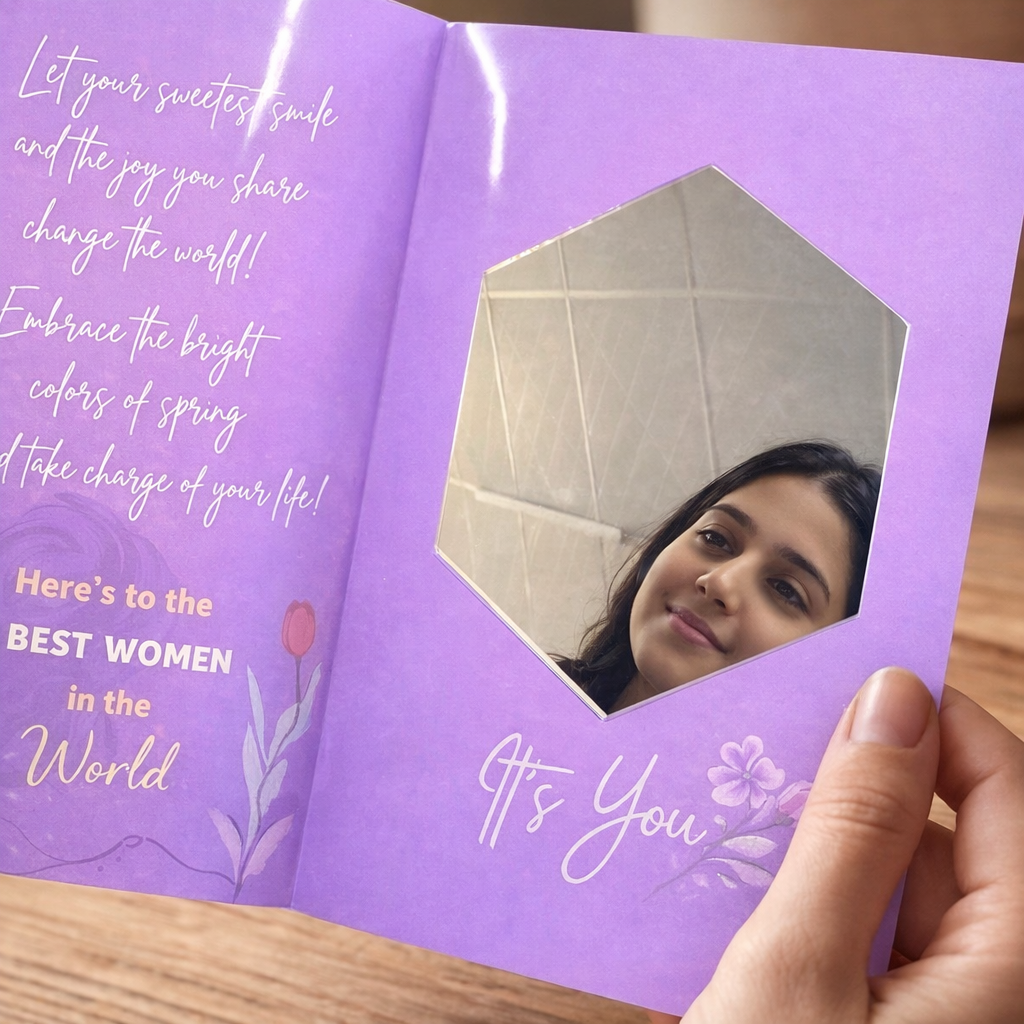Women’s Day Mirror Card – Theme 2